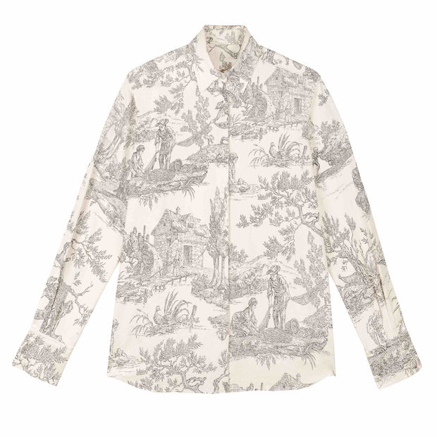 NOUREEV SHIRT I TOILE DE JOUY RED 