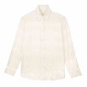 NOUREEV I SEERSUCKER SHIRT IN WHITE SILK