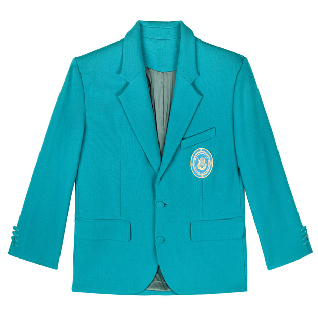 JACKET ARTHUR I TURQUOISE WOOL CREPE