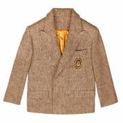 BEJART JACKET I  BEIGE/BROWN DONEGAL WOOL